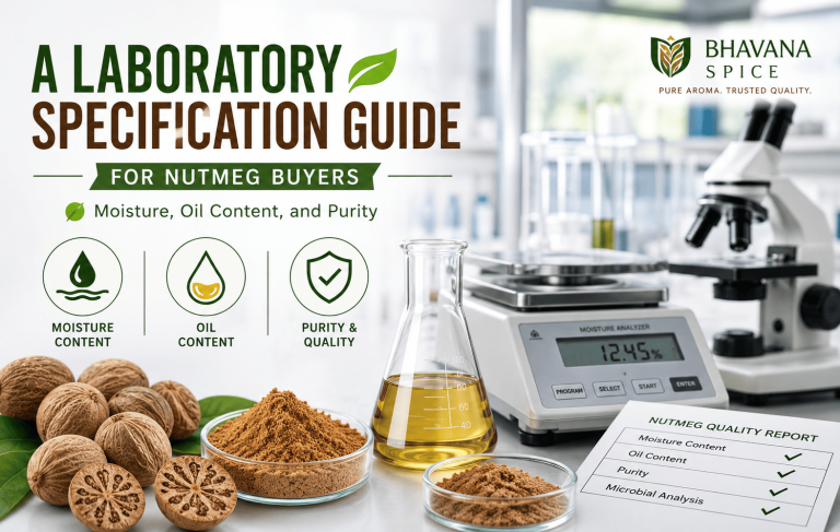 A Laboratory Specification Guide for Nutmeg Buyers: Moisture, Oil Content, and Purity