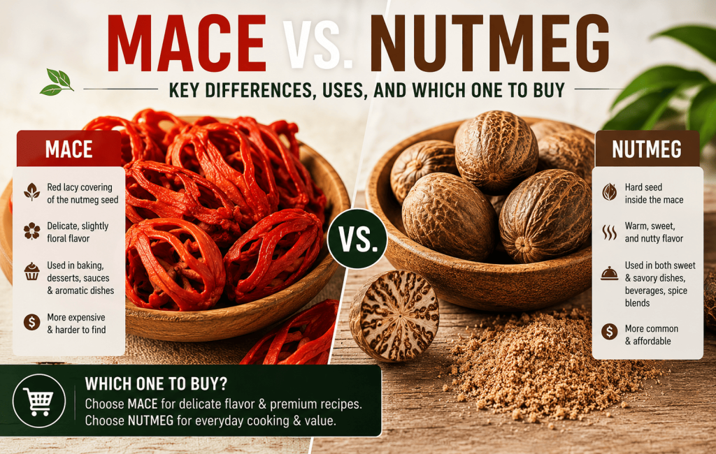 Mace vs Nutmeg: Key Differences, Uses, and Which One to Buy