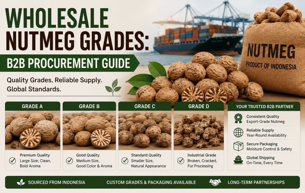 Wholesale Nutmeg Grades: B2B Procurement Guide