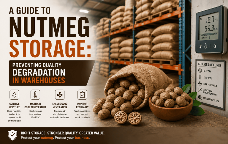 A Guide to Nutmeg Storage: Preventing Quality Degradation in Warehouses