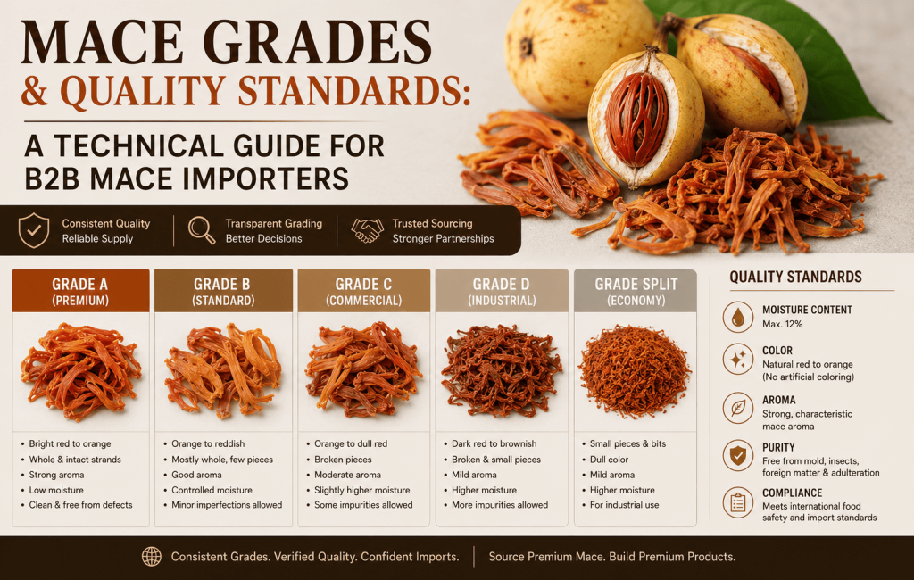 Mace Grades and Quality Standards A Technical Guide for B2B Mace Importers