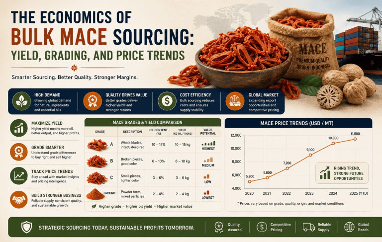 The Economics of Bulk Mace Sourcing: Yield, Grading, and Price Trends