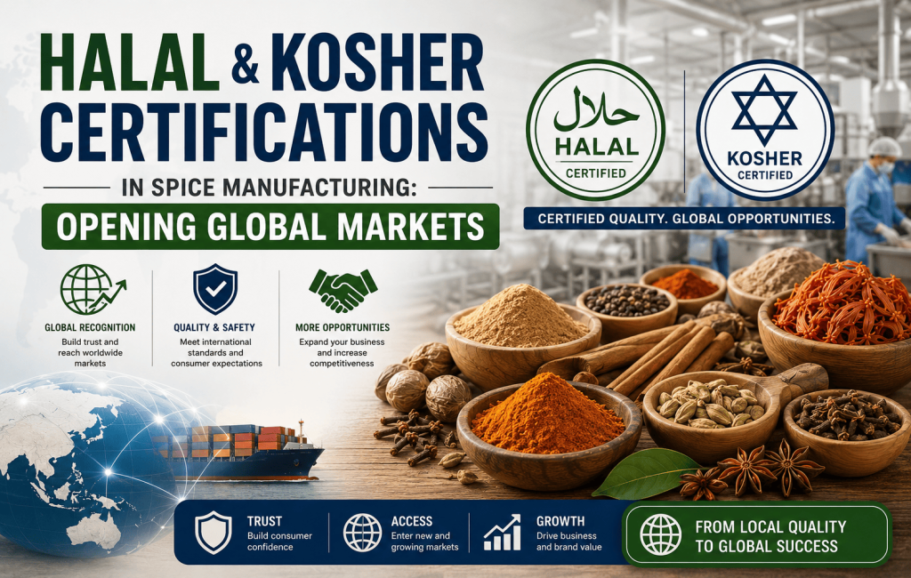 Halal & Kosher Certifications in Spice Manufacturing: Opening Global Markets